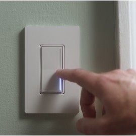 Wallplate Lutron 1 Gang Black Glossy - CW-1-BL