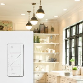 Wallplate Lutron 1 Gang White Glossy - CW-1-WH