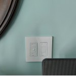 Wallplate Lutron 2 Gang White Glossy - CW-2-WH