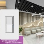 Dimmer DIVA Multicarga de pared Lutron. White Glossy - DVCL-153P-WH