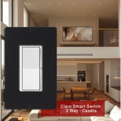 Interruptor Inteligente de pared Lutron. White Glossy - DVRF-5NS-WH