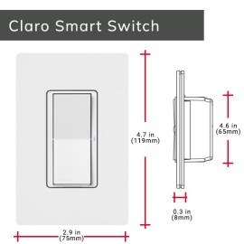 Interruptor Inteligente de pared Lutron. White Glossy - DVRF-5NS-WH